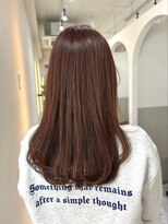 ジーナ 渋谷神南(Zina)&nbsp;ワンカラーでオレンジブラウン☆【Zina渋谷神南店】