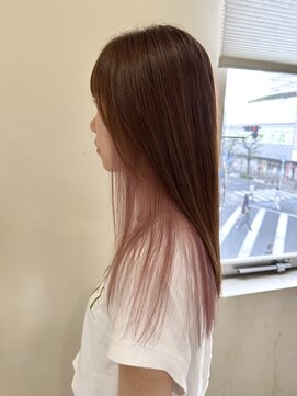 メイドバイスティーン(MADE BY STEEN) インナーカラー、ピンクベージュ