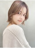 【ARTE表参道/青山】切りっぱなしボブ×透明感カラー