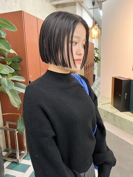 ノエ(noe) イメチェン/ホワイトブロンド/外ハネボブ/美髪/栄/矢場町h17