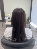 ガルボヘアー 桟橋店(garbo hair)&nbsp;オイルストレート　艶髪　艶ブラウン　トリートメント