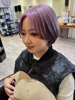 ハピネス 河原町店(Happiness)&nbsp;ハイトーンカラー　ショートヘア　京都美容室　進詩織