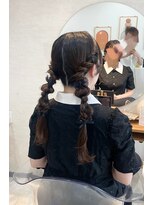 モト 船橋(moto)&nbsp;ロングヘア/韓国風パーマ/顔周りレイヤー/韓国/船橋/京成船橋