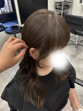 アルター(aL ter) 【顔まわりカット×ブラウン】くびれヘア/鎌取/林愛華