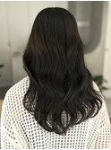 天神大名今泉くびれレイヤーウルフ顔まわりカット韓国風巻き髪