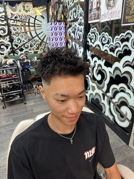 サンアンドマーリィズバーバー 駅前店(SON&MARLEY'S BAR BER) ジェットモヒカン/本厚木/フェード