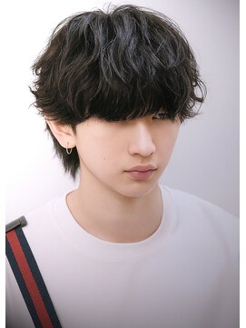 ケアシンサイバシ(CARE shinsaibashi) マッシュウルフ×シャドウパーマ