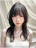 ウルフカット/韓国ヘア/髪質改善/レイヤーカットIB-17　　