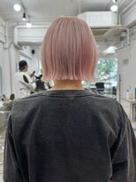 ハニーシブヤ(HONEY shibuya)&nbsp;ペールピンク×ミニボブ