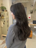 シロ 大名2号店(SiLO)&nbsp;赤味を抑えた暗髪グレージュ＊