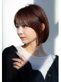 前髪あり大人小顔ボブ 30代40代50代【AIN.表参道】川原