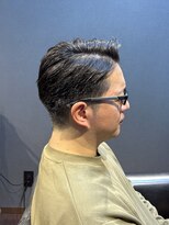 ビーダンディー(Bee dandy) ビジネスフォーマル ツーブロックショート 七三オールバック