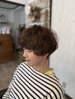 ラニ ヘアーアイラッシュ(lani hair eyelash)&nbsp;マッシュショート×ふんわりパーマ