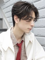 ロンドアンメゾン 原宿(Lond un Maison.) men's/メンズ/リバースセンターパート/ニュアンスパーマフェ0406
