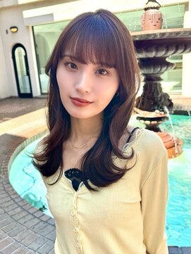 ラグーン 原宿 表参道(LAGOON) 美髪ストレート20代30代40代髪質改善前髪カット顔まわりカット