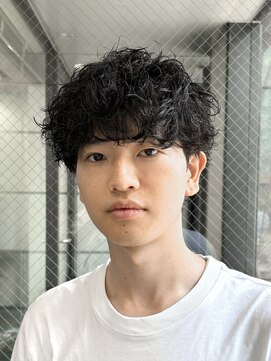 キーゴ 博多(KY-GO.) シャドウパーマ ショートマッシュ 博多 福岡