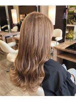 ヘアサロン ビビット 志紀店(VIVIT)&nbsp;ハイトーンベージュ×ヨシンモリ