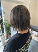 ハイライト・グレージュ・ボブ