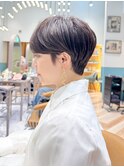 ナチュラルショート/ショートボブ/顔周り/立川/20代30代40代50代