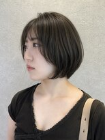 ミーク(meak)&nbsp;グレージュ系カラー/ショートボブ