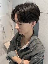 トリッカ シブヤ(TRICCA SHIBUYA)&nbsp;メンズカットパーマフェザーニュアンス毛流れセンターパート渋谷