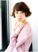 【RICCA】ウェービーショートボブ