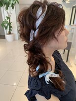 フェリーチェ(Felice)&nbsp;小顔　夏　編み下ろし　リボン編み込み　二次会　パーティ　花嫁