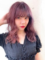 ヘアーワークス ヘルム 渋谷店(HAIR WORKS HELM)&nbsp;[HELM渋谷]カシスピンク