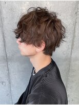 ゼンコー アオヤマ(ZENKO Aoyama)&nbsp;横顔が素敵に決まるニュアンスマッシュパーマ 【表参道、青山】