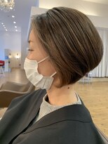 コワファースト 別府&nbsp;白髪予防☆大人世代40.50.60代でも出来る明るめカラー&ショート