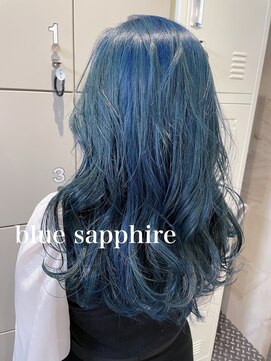 リリー(Lilley) 【Lilley 稲永麻衣】サファイアブルー+ハイトーン 天神/今泉