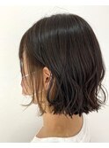 《CIEL由井》切りっぱなしボブ×イヤリングカラー