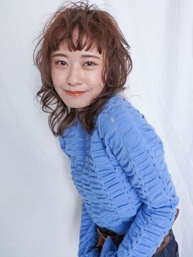 カンナ(Canna) ベビーバング/スパイラルパーマ/ショコラベージュ/髪質改善/20代