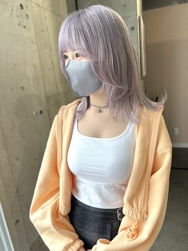 ラニヘアサロン(lani hair salon) ホワイトシルバー/ケアブリーチ/ハイトーン/ダブルカラー