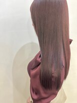 アンセム(anthe M) ツヤ髪ピンクベージュ前髪カット髪質改善トリートメント韓国