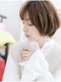【macaron】ハイライトカラー×ぶつ切りボブショートa