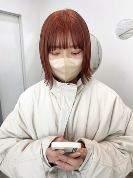 ハイフ(haif) 【haif okada】ピンクオレンジ