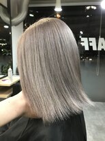 ラフ 難波店(LAFF) #黒髪#ボブルフ#ネビージュ#小顔#ワンレン