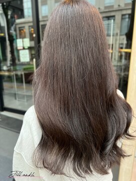 ジル アンク(Jill ankh) 《Jillankh姫路駅前》オリーブグレージュ　赤み消し　枝毛カット