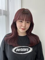 シェノン 武庫之荘(CHAINON)&nbsp;斜めバング/シルキーベージュ/グレージュカラー