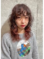 マグノリア(MAGNOLIA) ブリーチパーマ/ウルフパーマ/オレンジカラー/セクションカラー