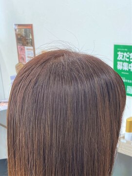 レイディバードカラー 籠原店 30分のリタッチカラー（根元白髪染め）