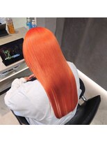 ボーテコンシェル 柏店(BEAUTE CONCIER) 艶髪ハイトーンカラーオレンジロング