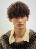 波巻きパーマメンズツイストスパイラルパーマツーブロック