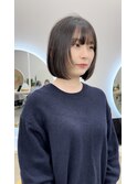 ボブ フルバング ハッシュカット イメチェン 似合わせカット