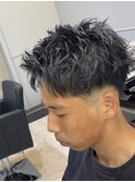 新潟スパイキーショート　新潟メンズパーマ