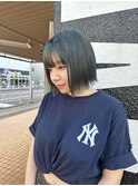 切りっぱなしボブ×BLUE GREEN