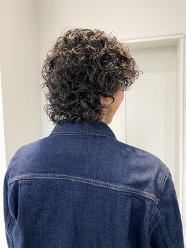 トニーアンドガイ 青山表参道店(TONI&GUY) プードルパーマウルフカットマッシュパーマアッシュブラック