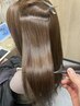 【内部保護TR付き】スピエラ縮毛矯正+高濃度補修トリートメント(カットなし)