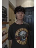 襟足がポイント